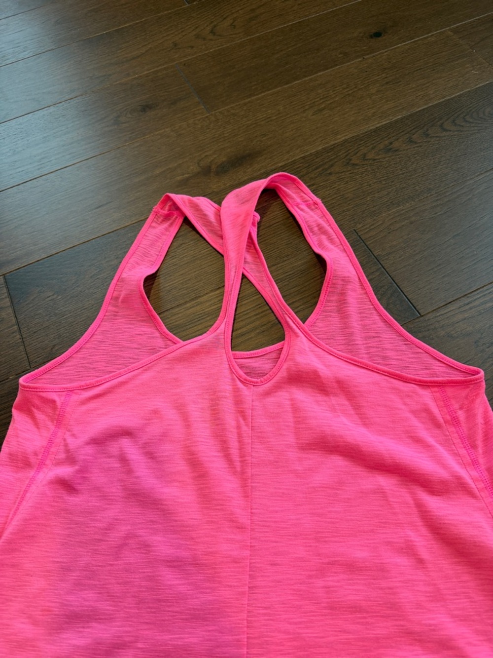 Lilly Pulitzer Racerback Lucletic Tank Top Bright Pink Medium - C40-021 - Picture 4 of 5